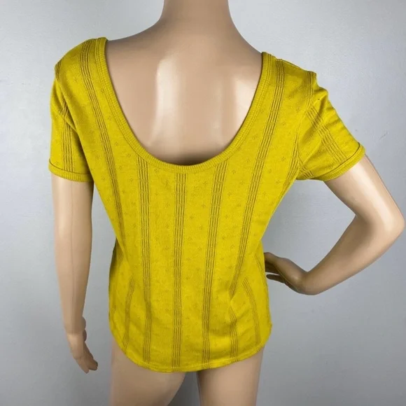 NEW MADEWELL POINTELLE KNIT TOP - Picture 6 of 7